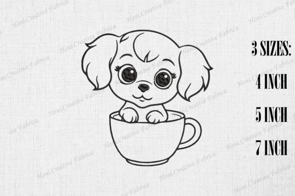 Cavalier King Charles Spaniel in Cup