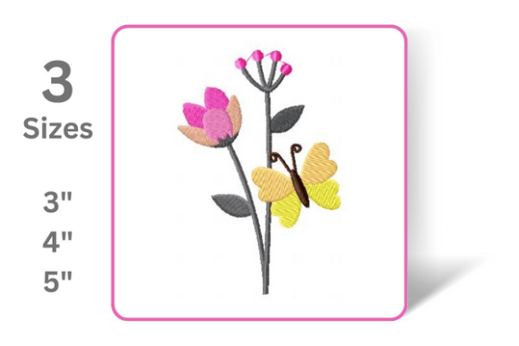 Flower and Butterfly