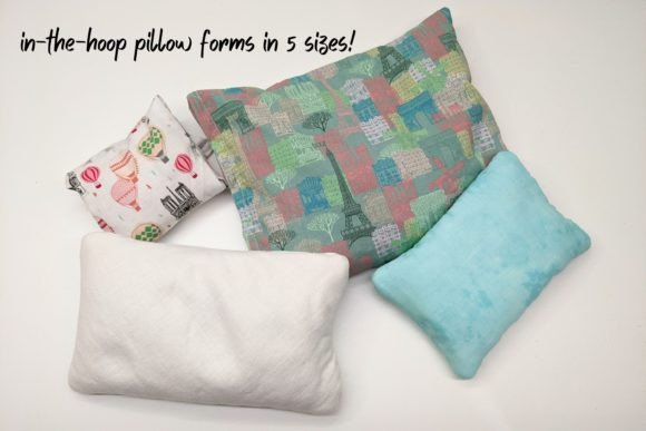 In-the-hoop Pillows