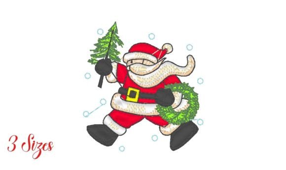 Santa Claus with Trees