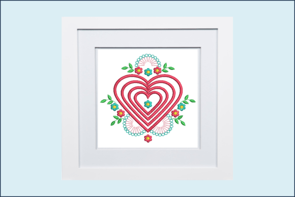Valentine Stacked Hearts